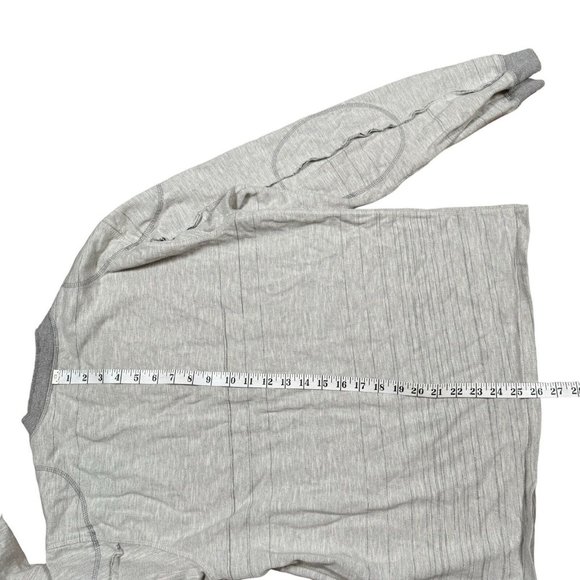 Carbon 2 Cobalt Men's Sz M Medium Light Gray Long Sleeve Shirt w Elbow Patch - Picture 13 of 13